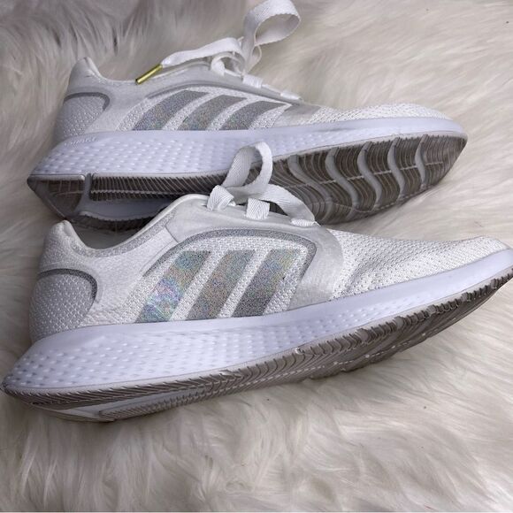Adidas Edge Lux 5 Iridescent Striped Knit Running Shoe 9 - Picture 7 of 11